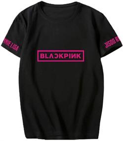 img 1 attached to 👚Футболка Lneratoo Blackpink: Jisoo, Jennie, Rosé, Lisa Kim с коротким рукавом, Kpop футболка для девочек, женщин, мальчиков | Круглый вырез для поклонников Blackpink