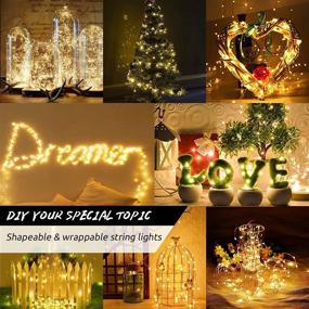 img 2 attached to 🔦 100LED Photo Clips String Lights: Perfect Fairy Lights for Bedroom, Wall Décor, Christmas Tree, and Wedding Party Decoration"