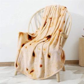 img 4 attached to Burritos Blanket Tortilla Novelty Comfortable