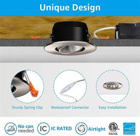 img 1 attached to Durable TORCHSTAR Recessed Junction: Dimmable, Warranty-backed Industrial Electrical for Optimal Lighting Components