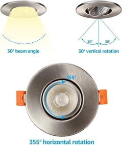 img 2 attached to Durable TORCHSTAR Recessed Junction: Dimmable, Warranty-backed Industrial Electrical for Optimal Lighting Components