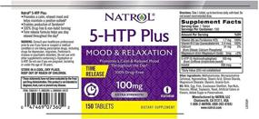 img 2 attached to 😴 Natrol 5-HTP Plus Time Release Tablets: Boost Mood, Enhance Sleep, and Induce Relaxation - 100mg, 150 Count - Drug-Free
