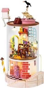 img 4 attached to 🏠 Enhance Creativity with Rolife DIY Miniature Dollhouse Kit for Dolls & Accessories