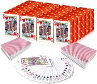 gamie mini playing cards - 20 deck pack - poker cards - 1.5 inch miniature card 🃏 set - small casino game cards for kids, adults - fun novelty gift, party favor for boys & girls logo