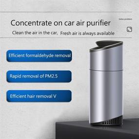 img 3 attached to 🌬️ KUQU HEPA Auto and Small Space Air Purifier - Eliminates Smoke, PM2.5, Dust, Pollen, and Bad Odors