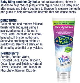 img 1 attached to 👶 Tanner's Tasty Paste Baby Bling - Safe & Tasty Vanilla Toothpaste for Kids (4.2 oz)