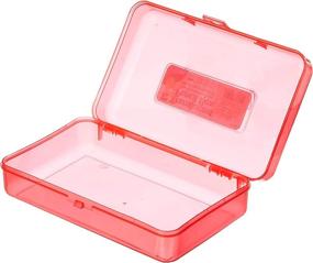 img 2 attached to Charles Leonard Plastic Pencil Boxes, Snap-Close, Assorted Colors (24-Pack) – 2.5 x 5.25 x 8.25 Inches