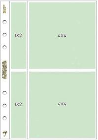 img 3 attached to 📷 Прозрачные фото-папки Webster's Pages A5 - Дизайн карманов для карт Planner Clear Card Pockets B (упаковка из 8 штук)