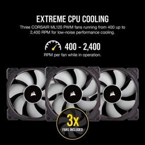 img 1 attached to Corsair iCUE H100i RGB Pro XT: Superior Cooling with 240mm Radiator