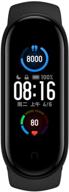 🏋️ xiaomi mi band 5 fitness tracker: upgraded with 1.1" color amoled display & black sport band logo