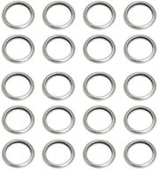 🔧 high-quality utsauto m16 oil drain plug gaskets - 20 pcs sealing washers for outback, crosstrek, forester, wrx, brz, impreza logo