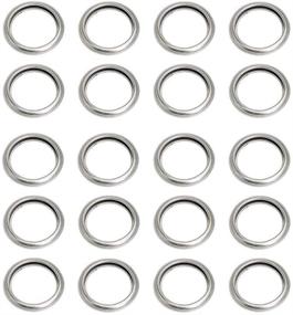 img 4 attached to 🔧 High-Quality UTSAUTO M16 Oil Drain Plug Gaskets - 20 Pcs Sealing Washers for Outback, Crosstrek, Forester, WRX, BRZ, Impreza