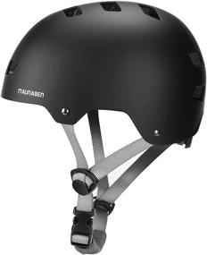 img 4 attached to 🛹 MAUNABEN Adult Youth Skateboard Bike Helmet - Optimal Safety Gear for Skating