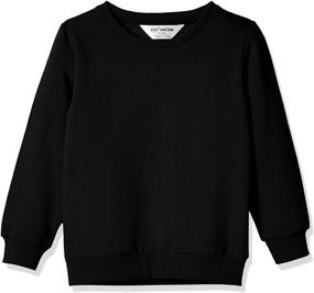 img 3 attached to Soft Brushed Fleece Slouchy Crewneck Sweatshirt for 👕 Boys or Girls 4-12 Years - Kid Nation Kids