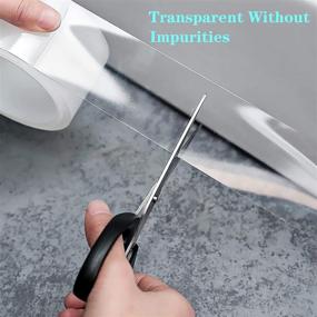 img 1 attached to Transparent Waterproof Greaseproof Dustproof Adhesive