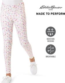 img 2 attached to 👧 Eddie Bauer Girls Leggings Stretch: Stylish Girls' Clothing for Ultimate Comfort
