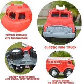 img 2 attached to Exploring Adventures with Plastic Toddlers Fireman Vehicle Imaginative Playset