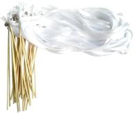 🧚 30-pack silk ribbon wands with bells - fairy stick wish wands, wedding confetti alternative for wedding and party logo