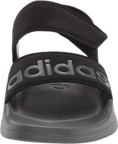 img 3 attached to Adidas Youth Adilette Metallic Sandal Unisex Shoes for Boys