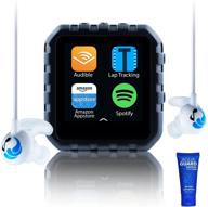 🎧 delphin waterproof micro tablet (8gb) - ultimate audiobook companion + built-in lap tracking with swimbuds sport logo