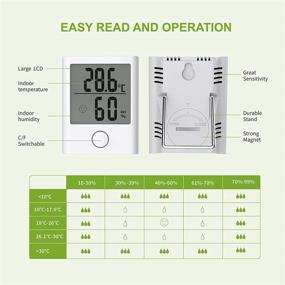 img 2 attached to BALDR Thermometer Hygrometer Temperature Meter Protable Greenhouse