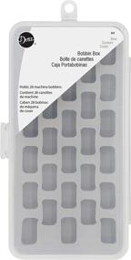 img 4 attached to 📦 Dritz Bobbin Box, Clear - 28 Bobbin Storage Container for Easy Organization