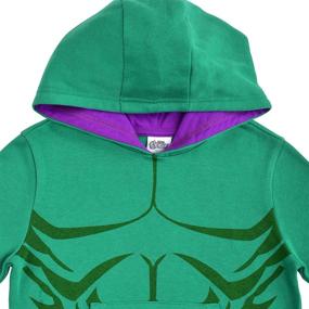 img 2 attached to Boys' Clothing: Marvel Spiderman Superhero Pull Over Sweatshirt