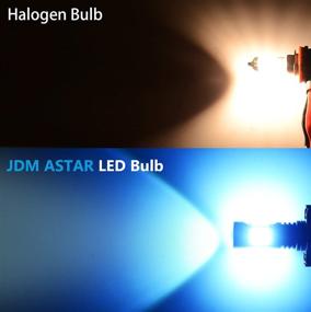 img 3 attached to 🔵 Ice Blue JDM ASTAR Extremely Bright PX Chips H10 9145 9140 LED Fog Light Bulbs: Illuminate the Road with Superb Brilliance!