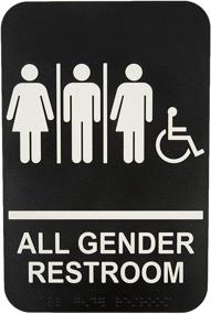 img 4 attached to Handicap Accessible Gender Restroom Braille