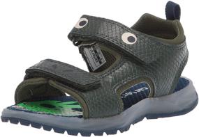 img 4 attached to 👟 Carters Cade Toddler Sandals with Light-Up Feature