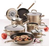 🍳 circulon premier professional bronze cookware set - 13 pieces, induction base for all cooktops logo
