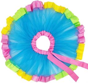 img 2 attached to PRETTYGS Rainbow Layered Ballet Headband for Girls' Skirts & Skorts