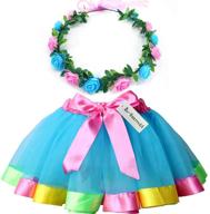 prettygs rainbow layered ballet headband for girls' skirts & skorts logo