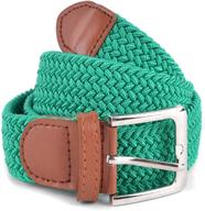 👔 flexible braided non-elastic men's casual accessories logo