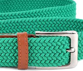 img 3 attached to 👔 Flexible Braided Non-Elastic Men's Casual Accessories