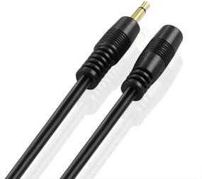 img 2 attached to 🔌 TNP 3.5mm Mono Extension (6FT): 12V Trigger, IR Infrared Sensor Receiver Extension - Audio Cable Cord for Home Theater