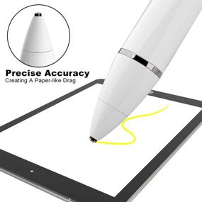 img 2 attached to 🖊️ Fine Point Stylus Pen for Touch Screens: Digital Pencil Active Pen Compatible with iPhone, iPad Pro & Tablets