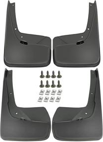 img 4 attached to A-Premium Splash Guards Mud Flaps for Chrysler Town & Country 2011-2017 and Dodge Grand Caravan 2011-2019 Van - Front & Rear 4-PC Set, No Running Boards Compatible