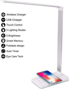 img 3 attached to Wireless Charging Brightness Lighting Eye Caring Lighting & Ceiling Fans