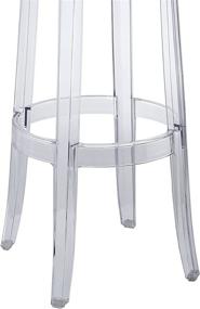 img 1 attached to Modway Casper Bar Stool Clear