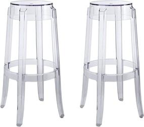 img 3 attached to Modway Casper Bar Stool Clear