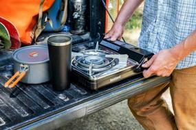 img 2 attached to 🔥 Iwatani Cassette Feu Butane VA-30 Camp Stove - Reliable and Portable Cooking Solution in Black