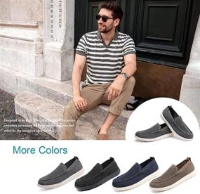 img 1 attached to Loafers Shoes Breathable Lightweight Comfortable Walking Men's Shoes in Loafers & Slip-Ons