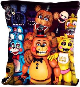 img 2 attached to 🐻 Five Nights Game Plush Pillow - Cute Throw Pillow Stuffed Toy - Bear Pizza Dolls - 50x36cm Size - Perfect for Sofa Bed - Ideal Gift for Teen Girls/Boys