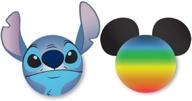 disney stitch mickey rainbow antenna logo