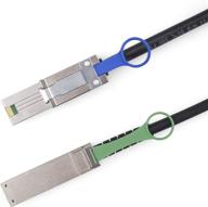 🔌 10gtek qsfp to minisas ddr hybrid sas cable, 100-ohm, 1m (3.3ft) логотип