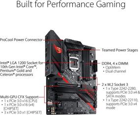 img 3 attached to Материнская плата ASUS ROG Strix B460-H Gaming B460 LGA 1200 ATX для игр (Intel 10-го поколения) - улучшенная с Intel 1Gb LAN, USB 3.2 Gen 2, шапкой Thunderbolt 3, адресуемым разъемом RGB Gen2 и синхронизацией Aura Sync.