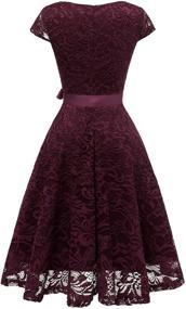 img 1 attached to BeryLove Womens Bridesmaid Cocktail BLP7006DarkGreenM