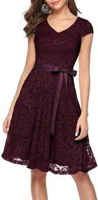 img 3 attached to BeryLove Womens Bridesmaid Cocktail BLP7006DarkGreenM