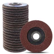 🛠️ coceca 4.5-inch flap disc set - 20pcs grinding wheels and sanding discs for angle grinder | type 27 aluminum oxide abrasive discs - 40 60 80 120 grit logo